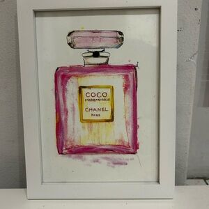 CHANEL Coco Mademoiselle Pink Framed Art